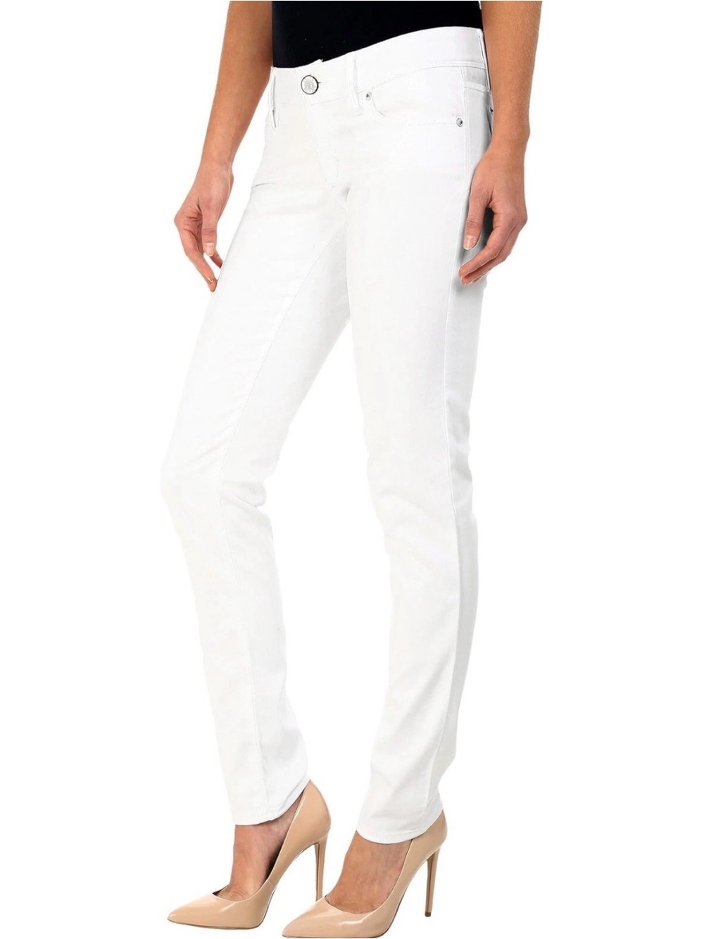 Lilly Pulitzer White Slim Fit Pants Size 4
